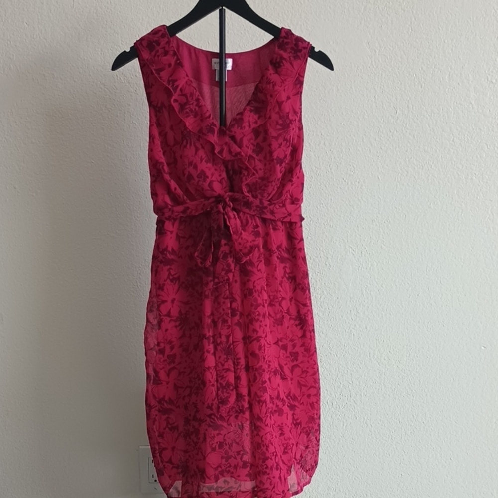 Motherhood Red Sleeveless V-Neck Sundress Size XL